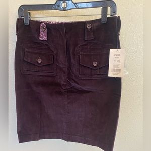 Women’s plum skirt